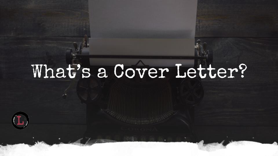What's a Cover Letter banner